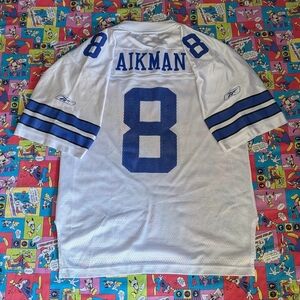 Dallas Cowboys Legends Reebok Troy Aikman Jersey Tagged Size Medium Fits (L)